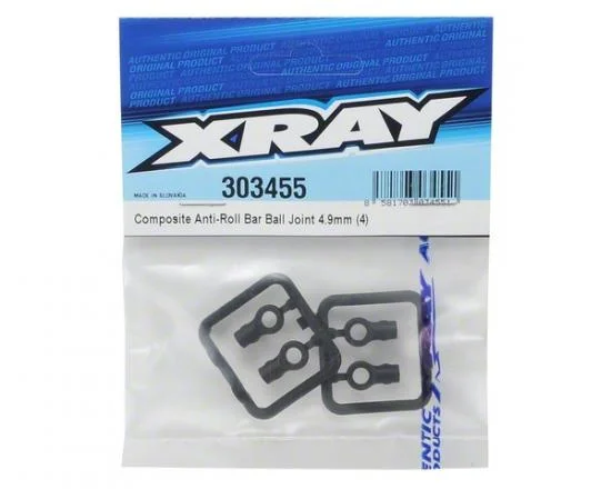XRay Composite Anti-Roll Bar Ball Joint 4.9 mm (4) &mdash; image 2 of 2