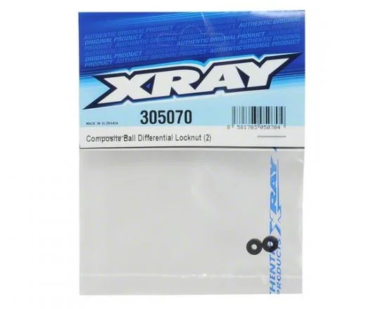 XRay Composite Ball Differential Locknut (2) &mdash; image 2 of 2