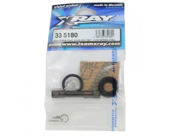 XRay Super-Light Solid Axle Set - Hudy Spring Steel &mdash; image 2 of 4