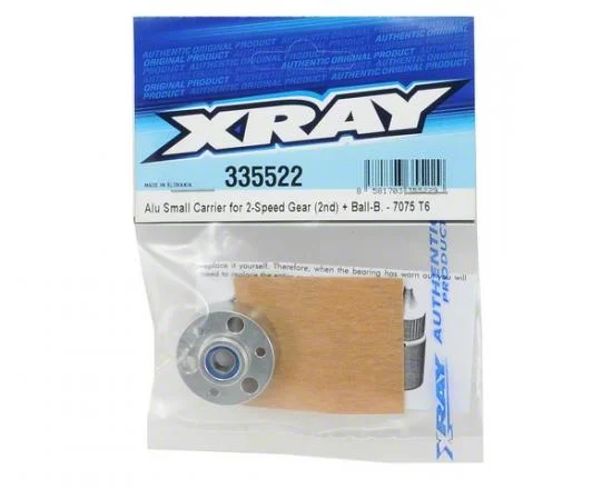 XRay Aluminium Small Carrier For 2-Speed Gear (2nd) + Ball Bearing - Aluminium 7075 T6 — image 2 of 3