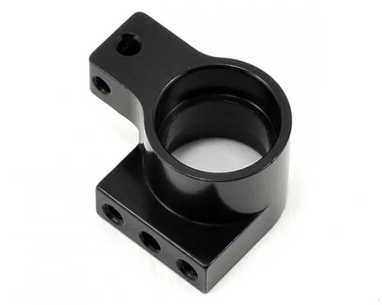 XRay Aluminium Front Middle Shaft Holder - Black — image 2 of 3
