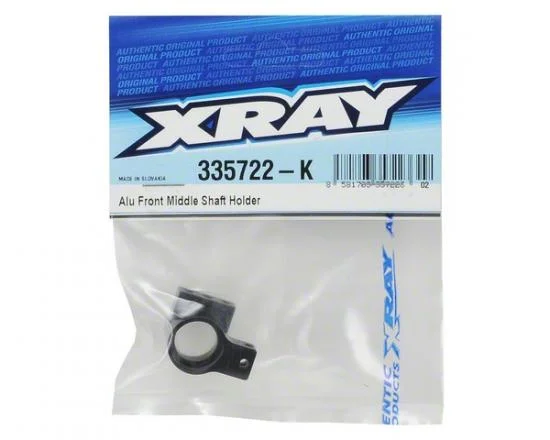XRay Aluminium Front Middle Shaft Holder - Black — image 3 of 3