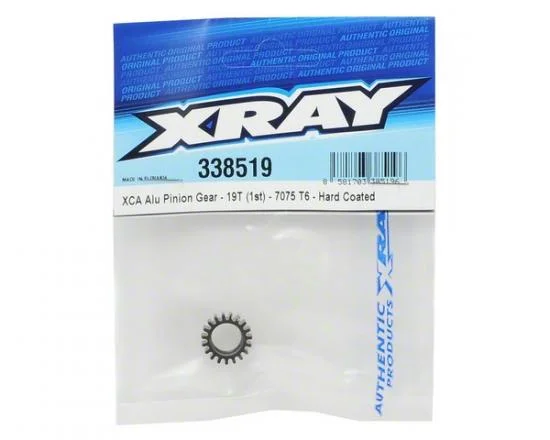 XRay Xca Aluminium 7075 T6 Hardcoated Pinion Gear - 19T (1st) — image 3 of 4