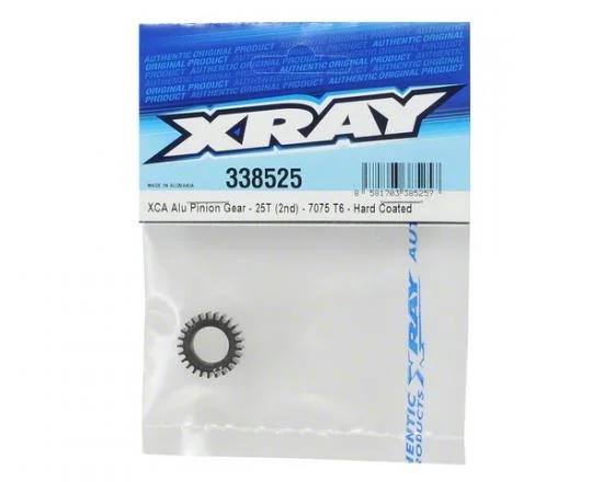 XRay Xca Aluminium 7075 T6 Hardcoated Pinion Gear - 25T (2nd) — image 3 of 4