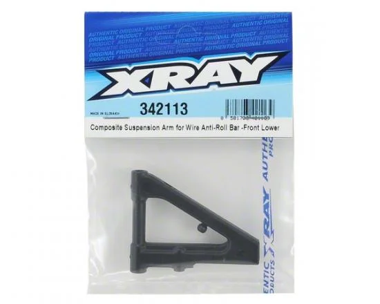 XRay Composite Suspension Arm For Wire Anti-Roll Bar - Front Lower &mdash; image 2 of 3