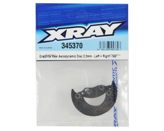 XRay Graphite Rear Aerodynamic Disc 2.2mm - Left+Right - Set — image 3 of 3