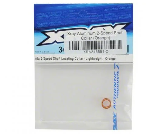 XRay Aluminium 2-Speed Shaft Locating Collar - Lightweight - Orange — image 2 of 2