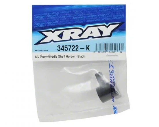 XRay Aluminium Front Middle Shaft Holder - Black — image 3 of 3
