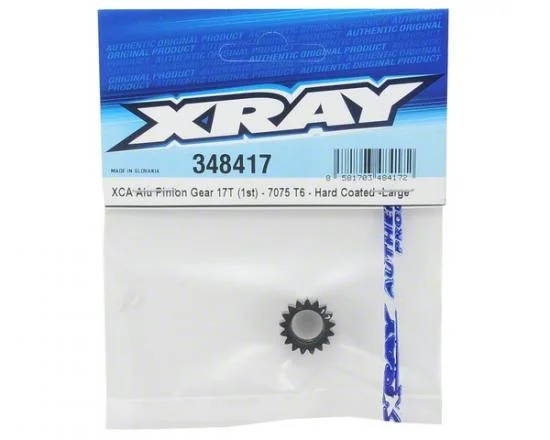 XRay Xca Aluminium Pinion Gear 17T (1st) - 7075 T6 - Hard Coated - Large — image 3 of 4