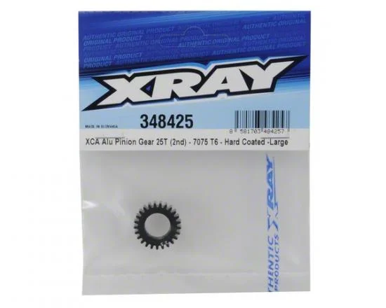XRay Xca Aluminium Pinion Gear 25T (2nd) - 7075 T6 - Hard Coated - Large — image 3 of 5