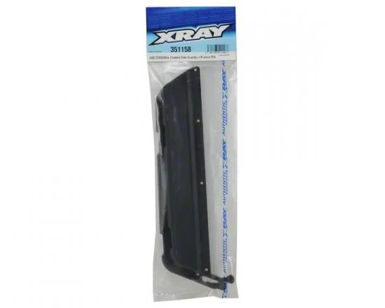 XRay XB8 Chassis Side Guards L+R W/Out Rib — image 3 of 4
