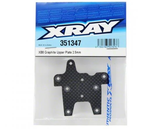 XRay XB8 Graphite Upper Plate — image 2 of 2