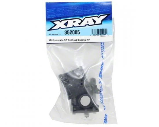 XRay XB8 Diff Bulkhead Block Set Front/Rear — image 2 of 2