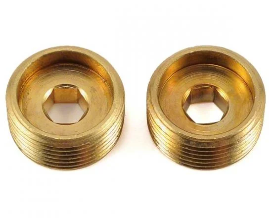 XRay Brass Adjusting Nut M15X1 (2) &mdash; image 2 of 4