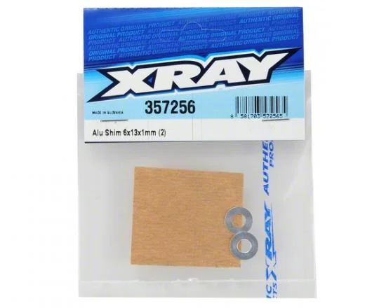 XRay Aluminium Shim 6X13X1 (2) — image 2 of 2