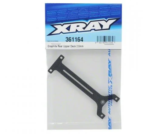 XRay Graphite Rear Upper Deck 2.0mm &mdash; image 2 of 2