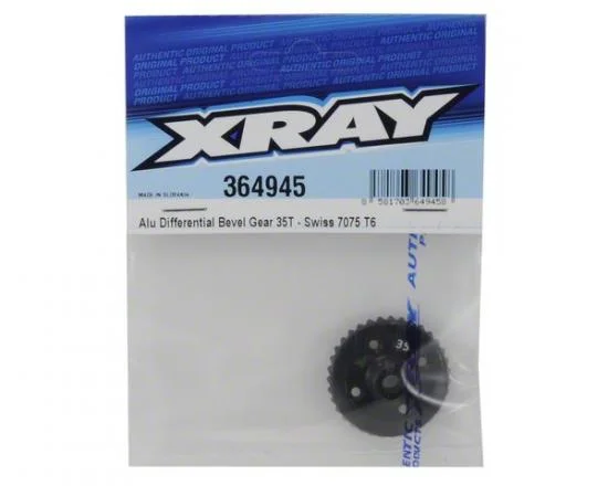 XRay Aluminium Diff. Bevel Gear 35T - 7075 T6 Hard Coated — image 3 of 4