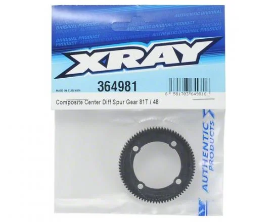 XRay Composite Center Diff Spur Gear 81T / 48 — image 3 of 3