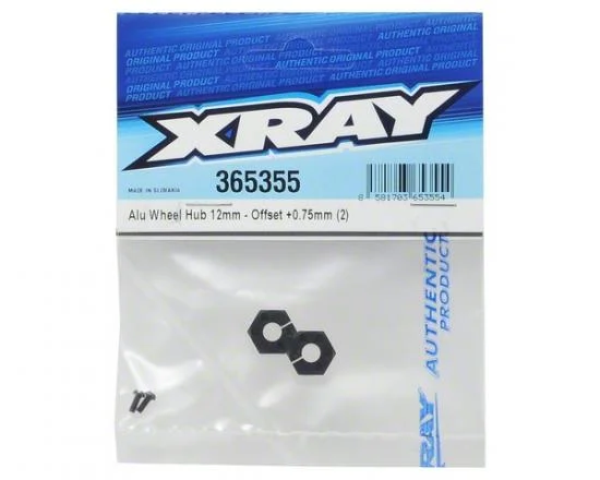 XRay Aluminium Wheel Hub 12mm - Offset +0.75mm (2) — image 3 of 4