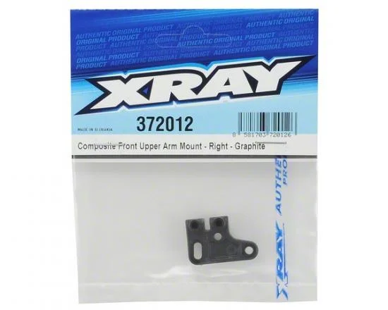XRay Composite Front Upper Arm Mount - Right - Graphite — image 3 of 5