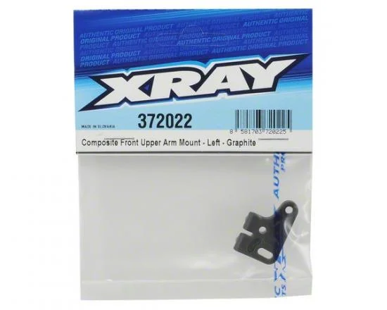 XRay Composite Front Upper Arm Mount - Left - Graphite — image 3 of 5