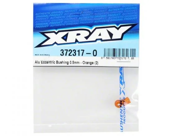 XRay Aluminium Eccentric Bushing 0.5mm - Orange (2) — image 3 of 4