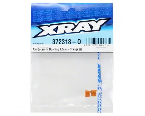 XRay Aluminium Eccentric Bushing 1.0mm - Orange (2) — image 3 of 5