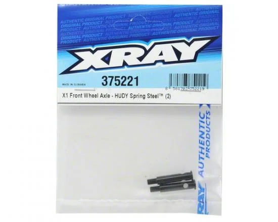 XRay X1 Front Wheel Axle - Hudy Spring Steel (2) — image 3 of 3