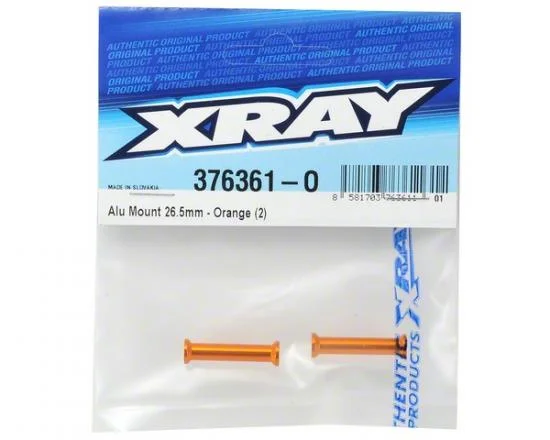 XRay Aluminium Mount 26.5mm - Orange (2) — image 3 of 3