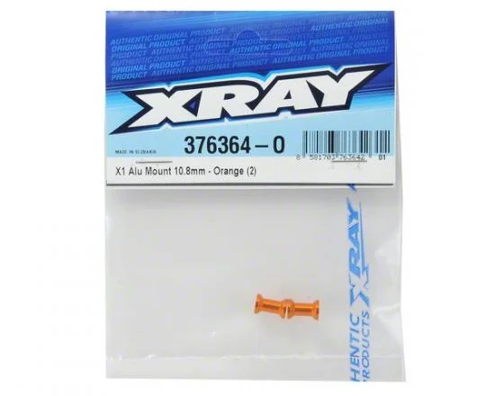 XRay Aluminium Mount 10.8mm - Orange (2) — image 3 of 3