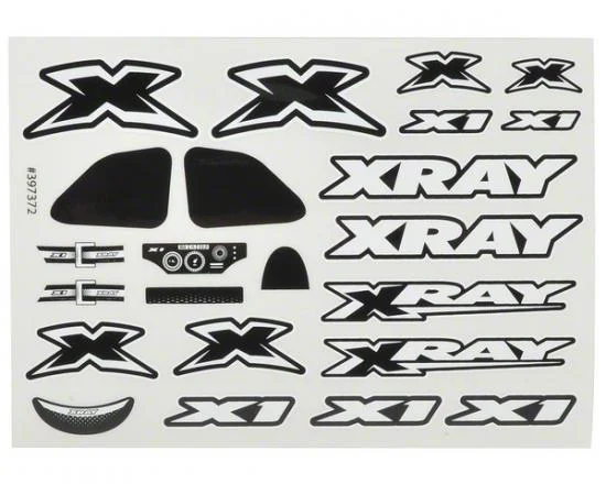 XRay X1 Sticker For Body - White — image 2 of 3