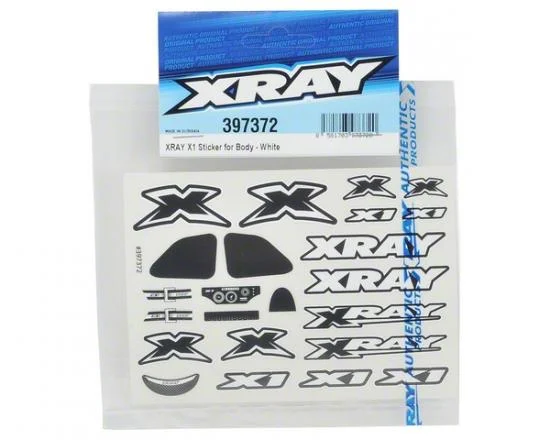XRay X1 Sticker For Body - White — image 3 of 3